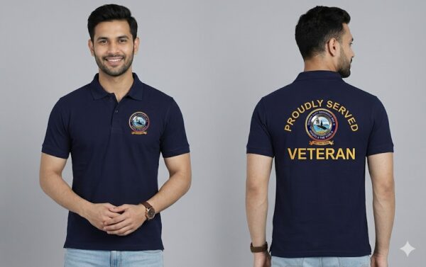 Indian Navy Submarine Veteran Polo T-Shirt