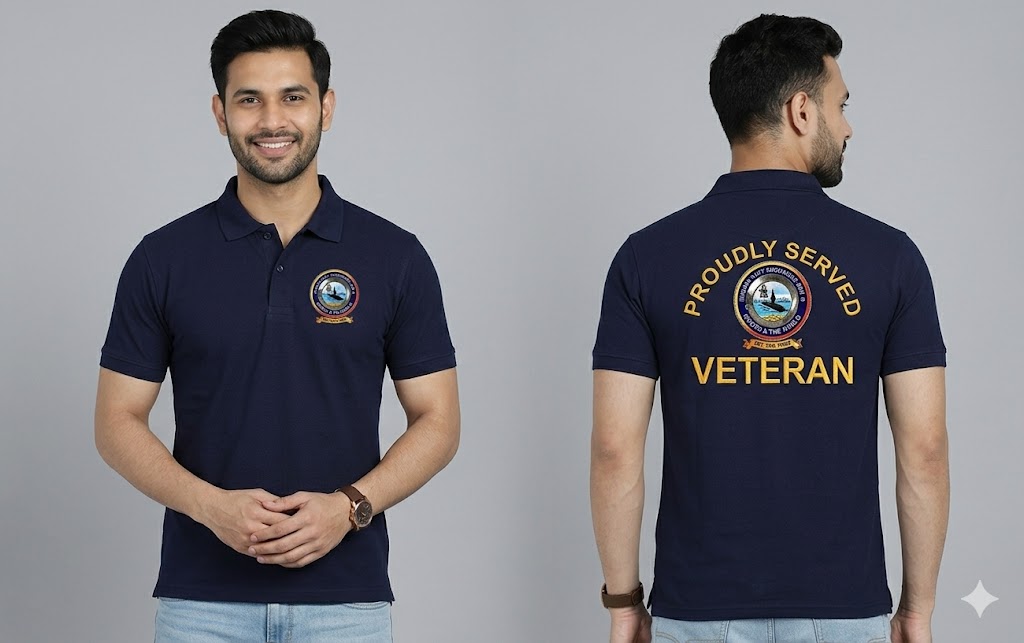 Indian Navy Submarine Veteran Polo T-Shirt