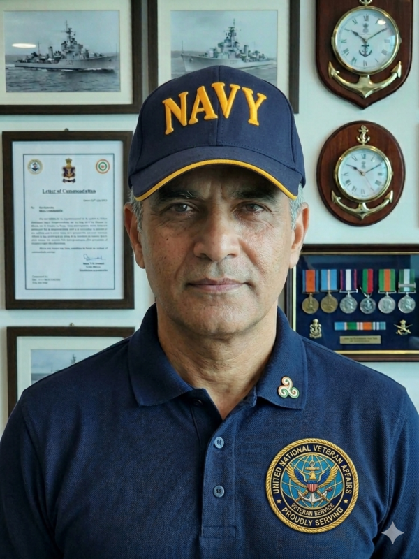 Navy Cap (Blue) – Classic Embroidered “NAVY”