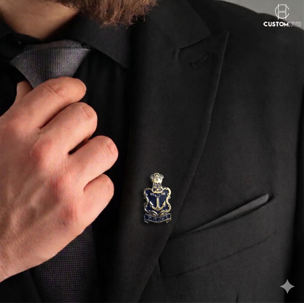 Indian Navy Enamel Lapel Pin