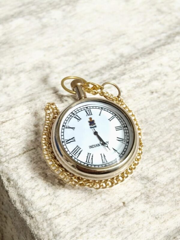 Indian Navy Brass Pocket Watch