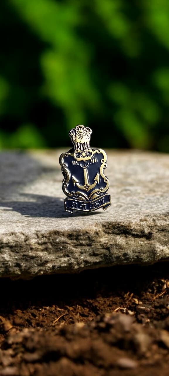 Indian Navy Enamel Lapel Pin