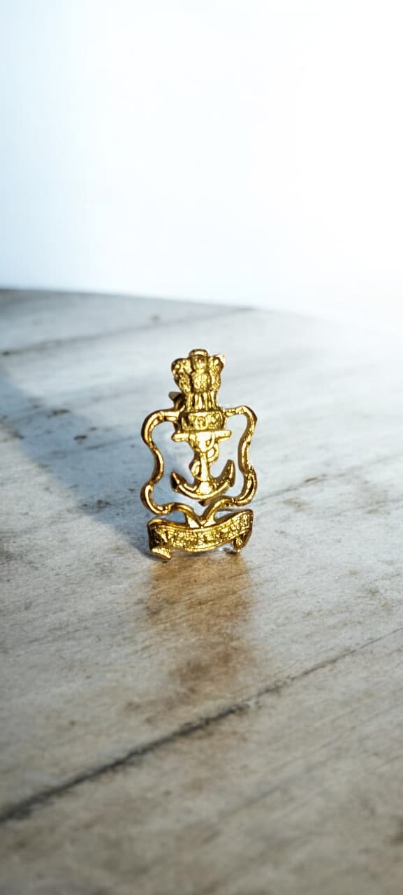 Indian Navy 3D Lapel Pin