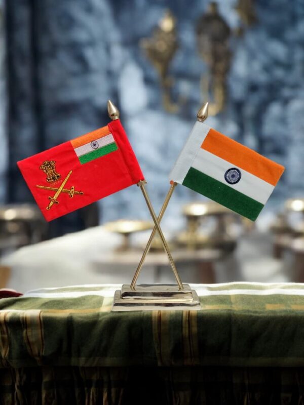 Indian Army Cross Flags