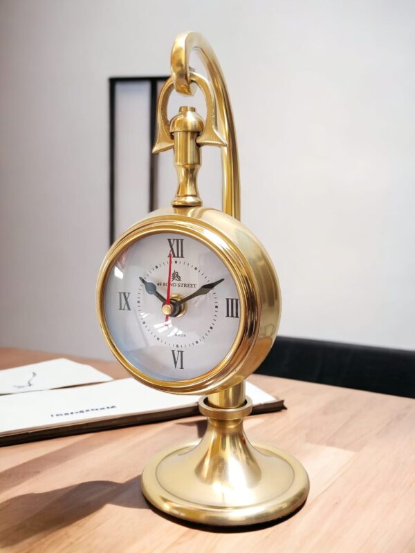 Vintage Golden Hanging Table Clock