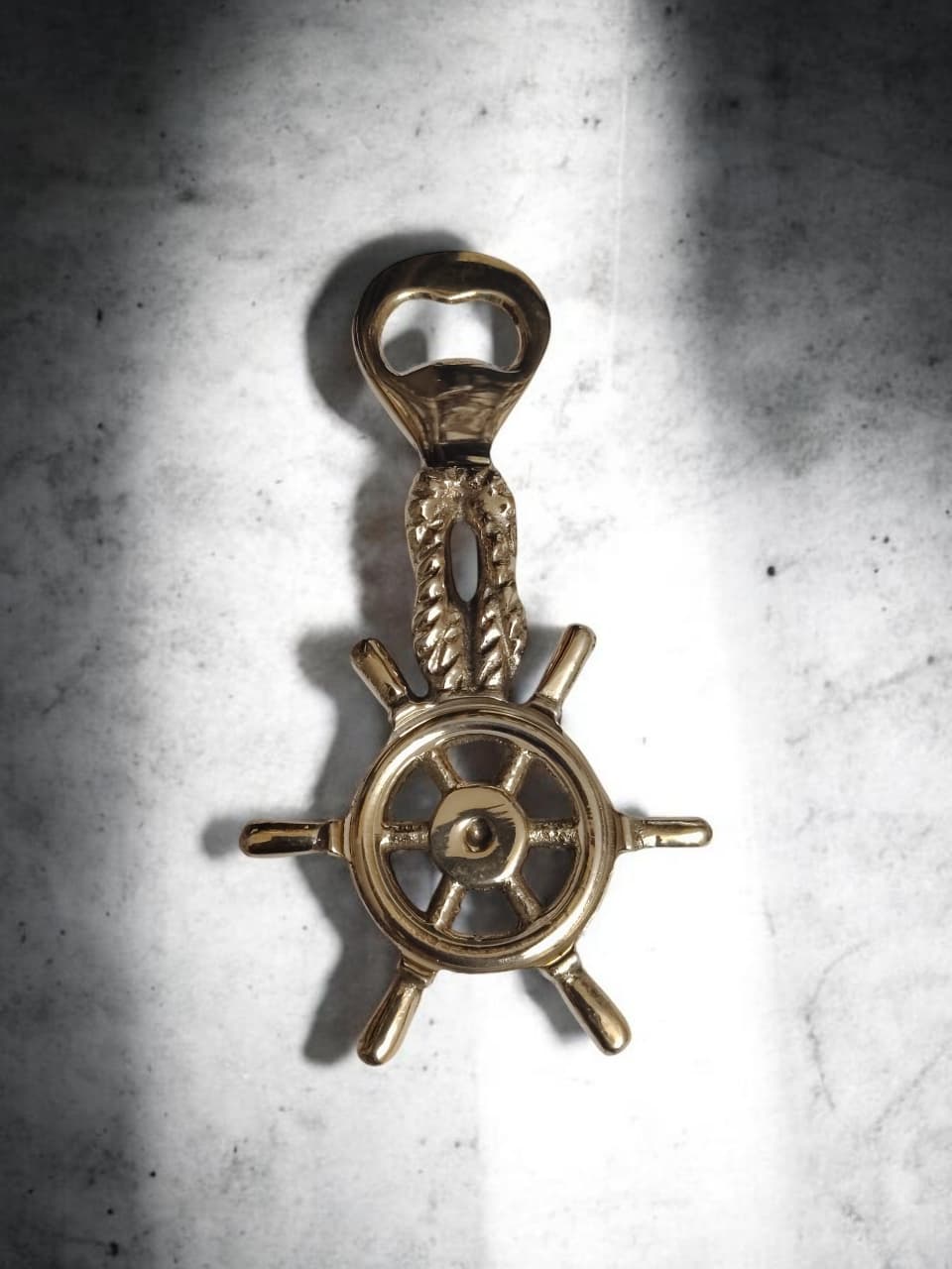 Brass Wheel Bottle Opener